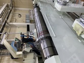 超大型スピンドル（Φ650・長さ3200mm）研磨加工｜50t旋盤用スピンドルの高精度円筒研磨・外径研磨