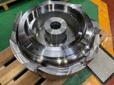 大型インペラ　φ500　SS400　プラント向け　同時5軸加工　短納期　