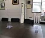 透明塩ビ　PVC　パーテーション　（新型コロナ感染症対策／飛沫感染防止用）　㈱大野社