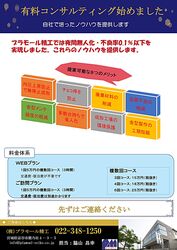 コンサルティング始めました