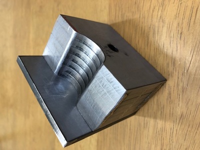 社内作成Ｒ曲げダイ