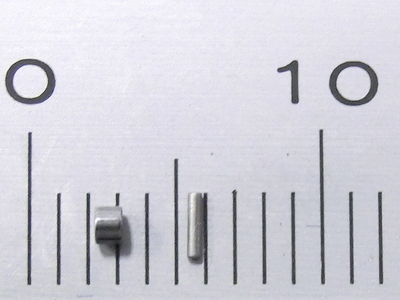 精密極小小径円筒ころ 細径円筒ころ 精密小径ピン 極細ピン  微細ピン