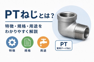 PTねじとは？特徴・規格・用途をわかりやすく解説