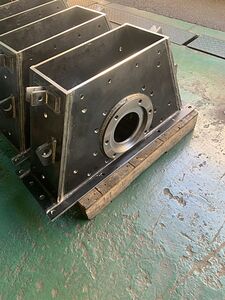 SS400  製缶品切削加工　切削　薄板製缶品　ケーシング　大阪