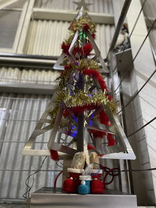 ステンレス製  クリスマスツリー 