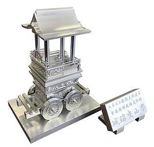 城端曳山祭り【祭り山車】組み立て合金モデル1/40スケール／非売品／富山県南砺市