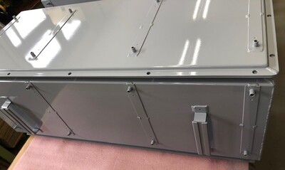 アルミ溶接＆塗装、屋外筐体