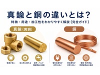 無料DL 黄銅（真鍮）と銅・青銅の違いは？見た目・特性・用途で比較