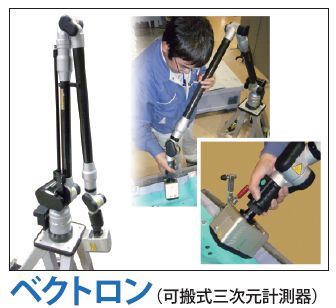 ベクトロン（3次元可搬式計測器）を用いての非接触、有接触測定致します - 株式会社 KYOEI