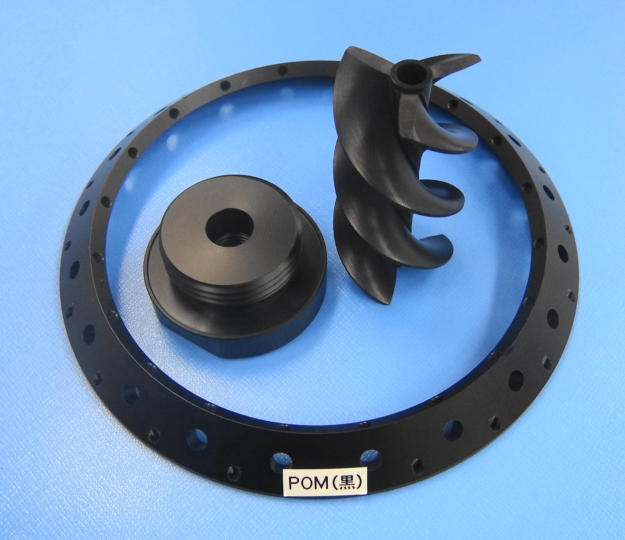 プラスチック POM（ジュラコン） 切板（黒） 板厚 20mm　150mm×800mm - 4