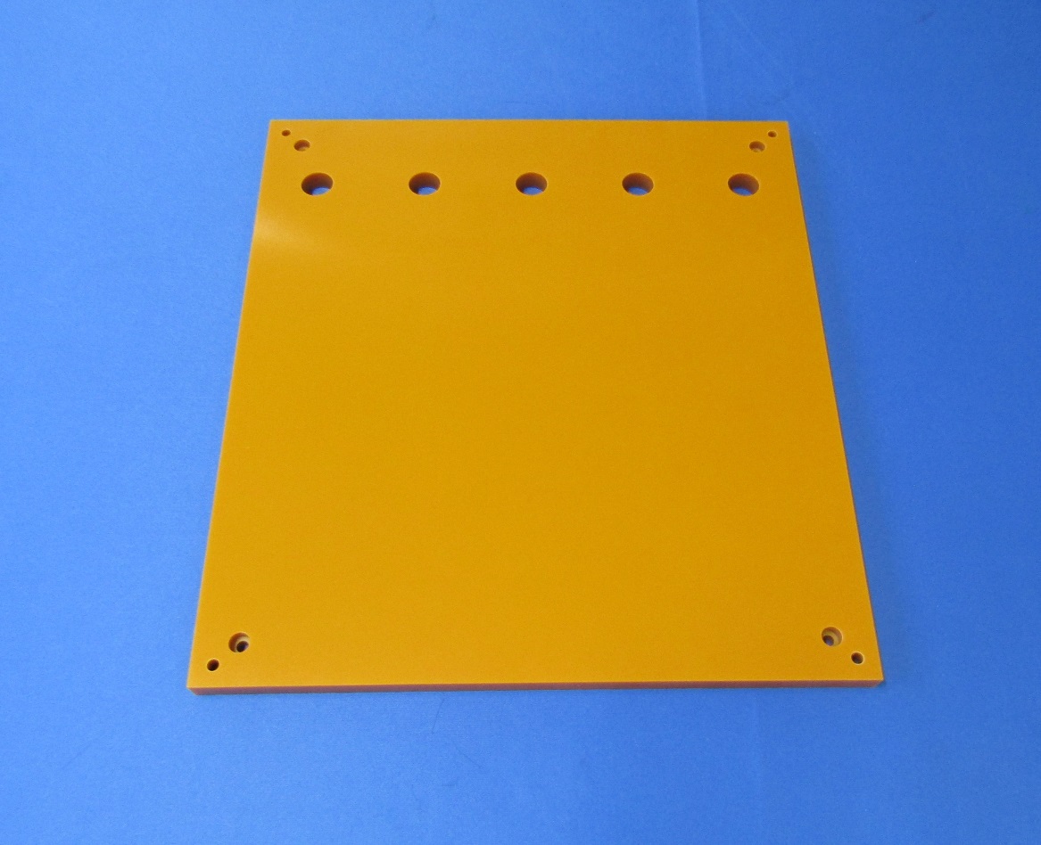 プラスチック PVC（塩ビ） 切板（グレー） 板厚 10mm 550mm×650mm