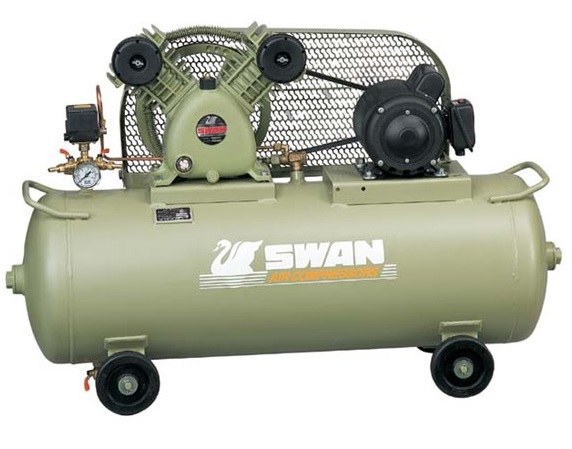 SWAN ピストン エア コンプレッサ 1/2 HP モデル : SVP-212 220 V - NB ENGINEERING 2014 CO.,  LTD.